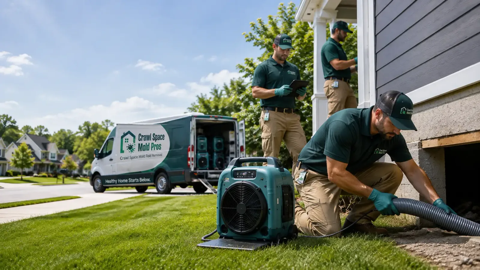 Crawl Space Mold Removal in Sandy Spring, MD